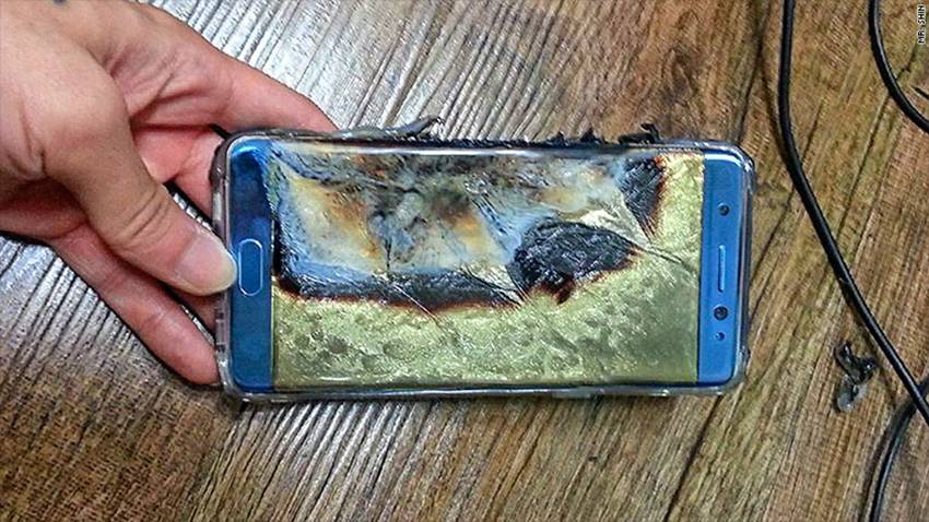 Samsung Galaxy Note 7 Meledak