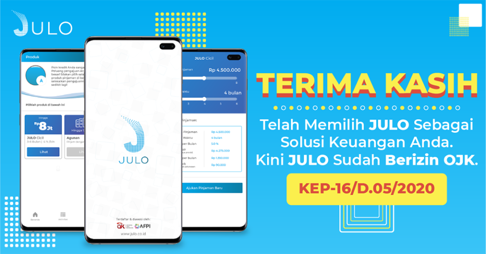 Aplikasi JULO Kini Kantongi Izin OJK - Unbox.id